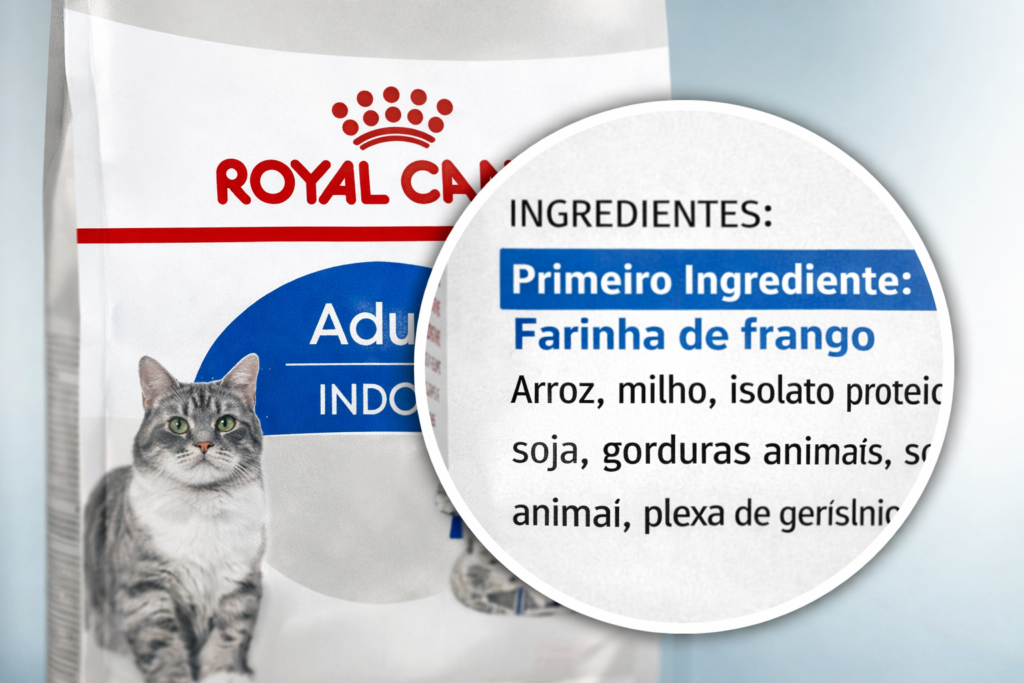 como ler rótulo de ração para gatos