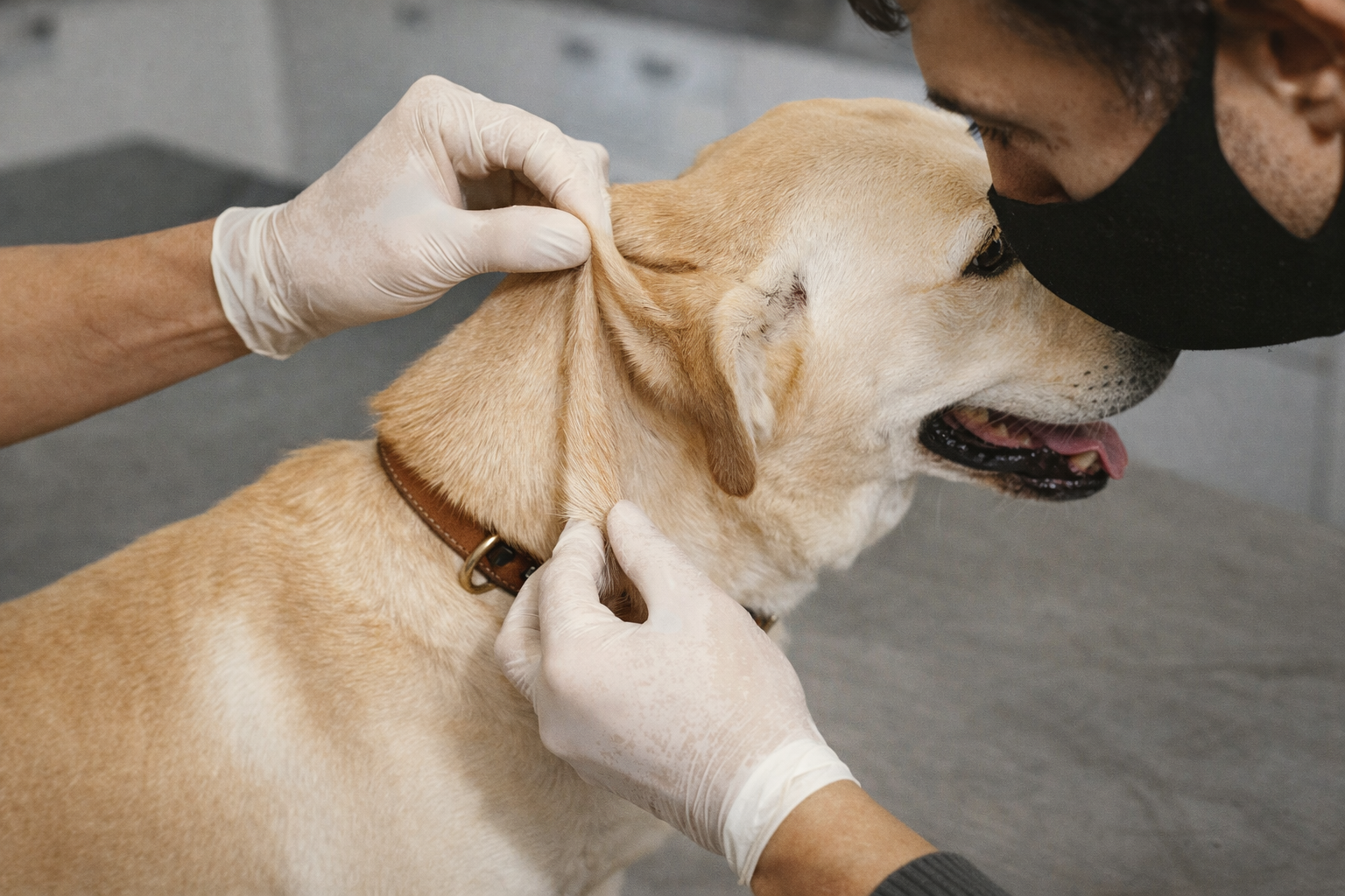 teste da pele para saber se o pet está desidratado
