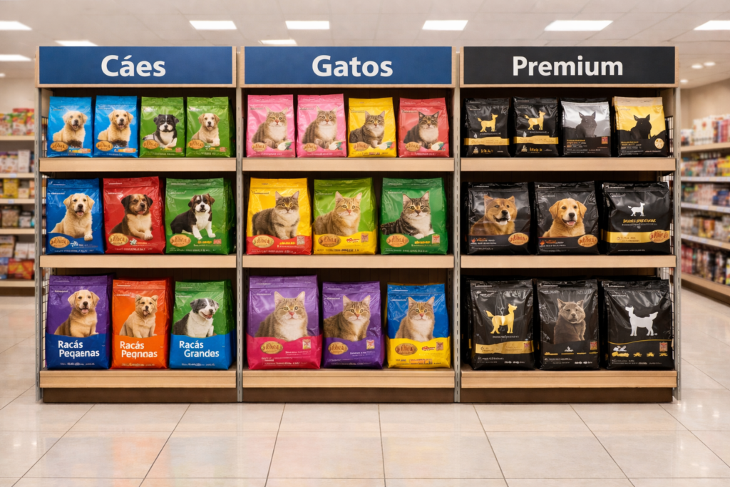 tipos de ração para cães